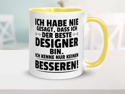 Der Beste Designer Beruf | Mode lustig Arbeit Kollegen Büro Geschenk Tasse
