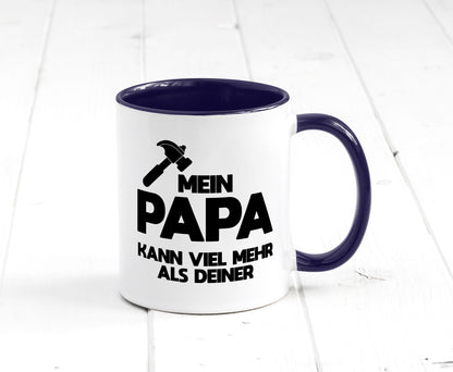 Mein papa kann viel mehr als deiner | Bester lustiger Spruch Geschenk Humor