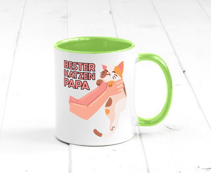 Bester Katzenpapa | Katze Gabel Geschenk Tierliebhaber Humor lustiger Spruch
