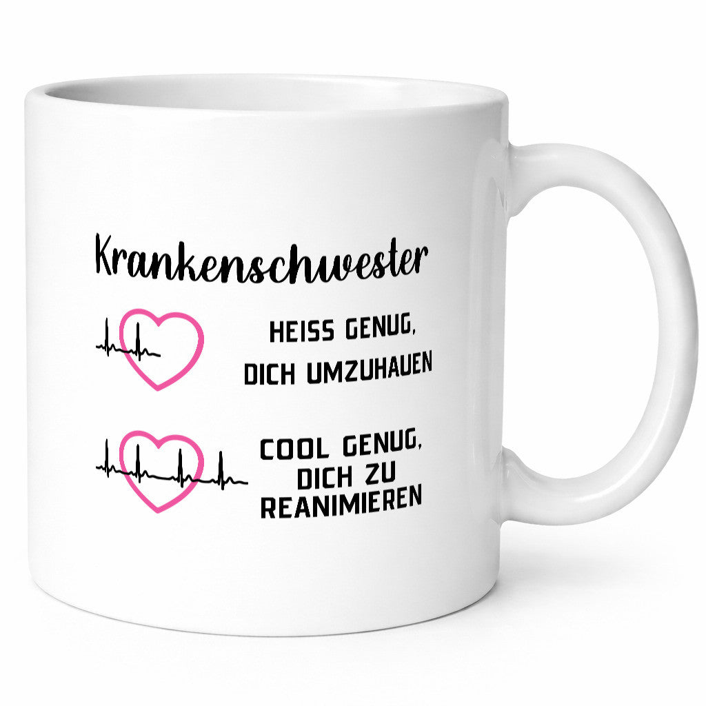 Krankenschwester umhauen, cool reanimieren | Herzschlag Geschenk Humor