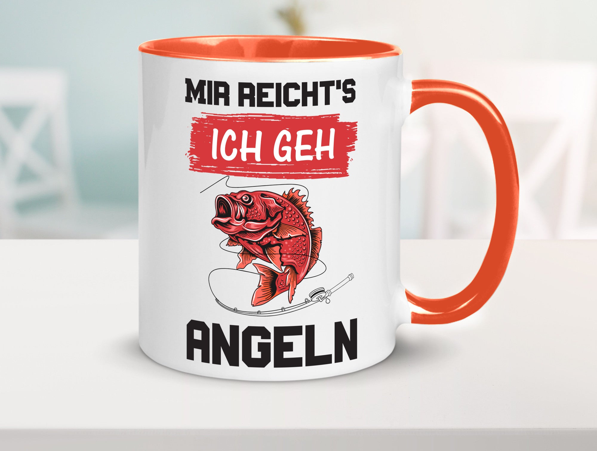 Ich geh angeln | Angler Tasse Fisch Fischer Humor lustig Geschenkidee Geschenk