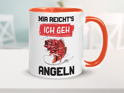 Ich geh angeln | Angler Tasse Fisch Fischer Humor lustig Geschenkidee Geschenk