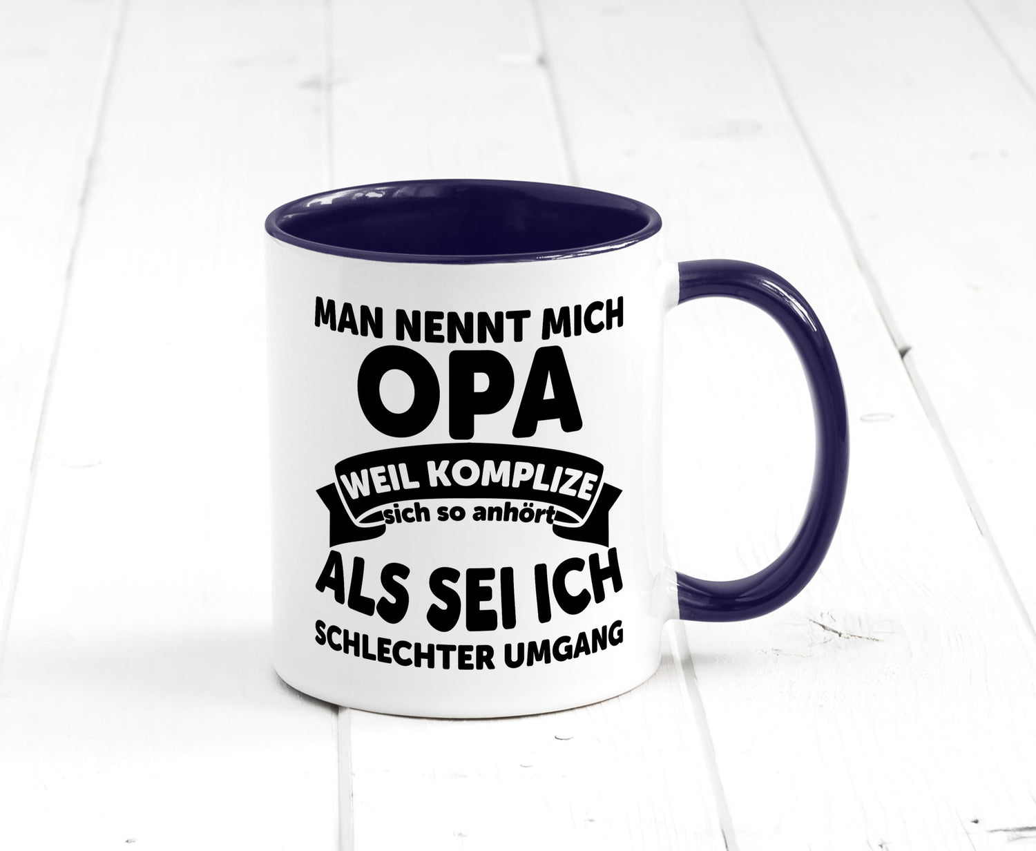Nenn mich Opa, Komplize schlechter Umgang | Opa Witz Geschenk Familie