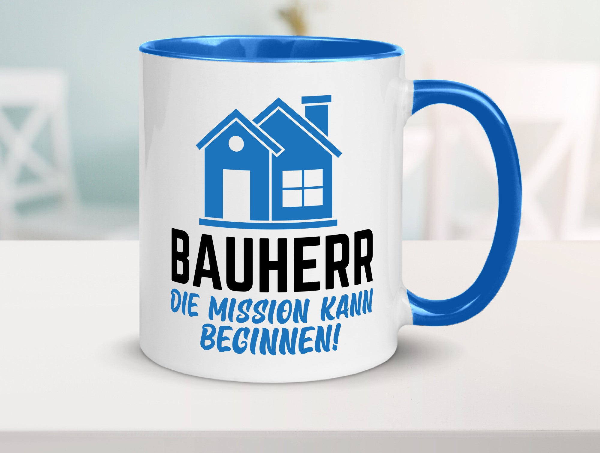 Bauherr | Die mission kann beginnen Bauherren lustiger Spruch Geschenk Humor