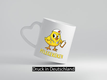 Pflegeküken | Küken Stethoskop Geschenk Humor Geschenkidee lustiger Spruch Tasse