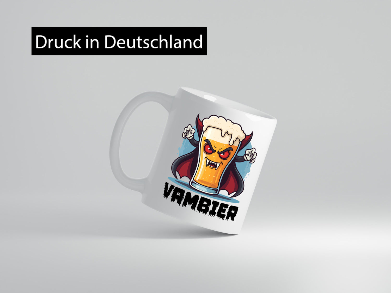 Vambier | Helloween Fledermaus mit Bier Geschenkidee Humor Tasse