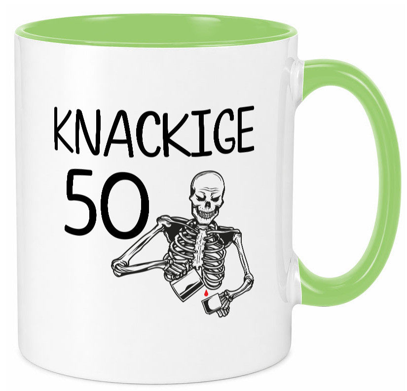 50. Geburtstag | Alt Knackig und Geschenk Geschenkidee lustiger Spruch Tasse