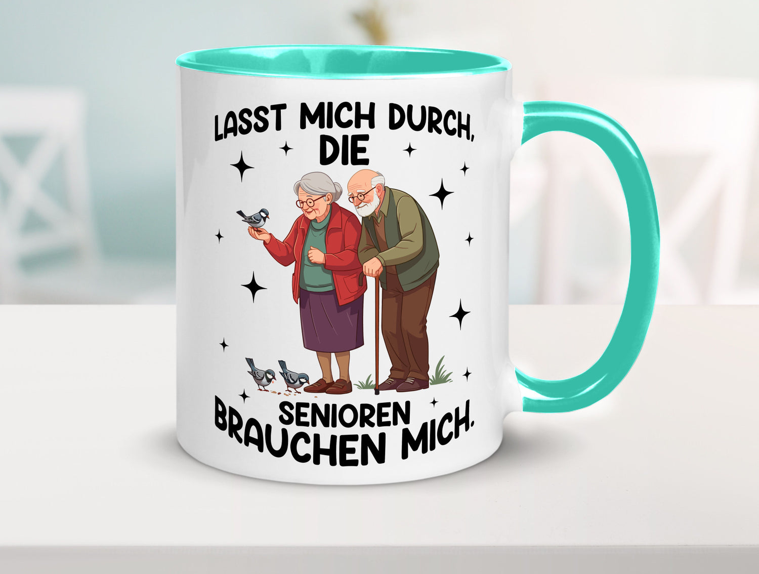Senioren brauchen mich | Altenpflege Pflegekraft lustiger Spruch Geschenk Humor