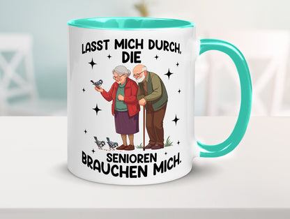 Senioren brauchen mich | Altenpflege Pflegekraft lustiger Spruch Geschenk Humor