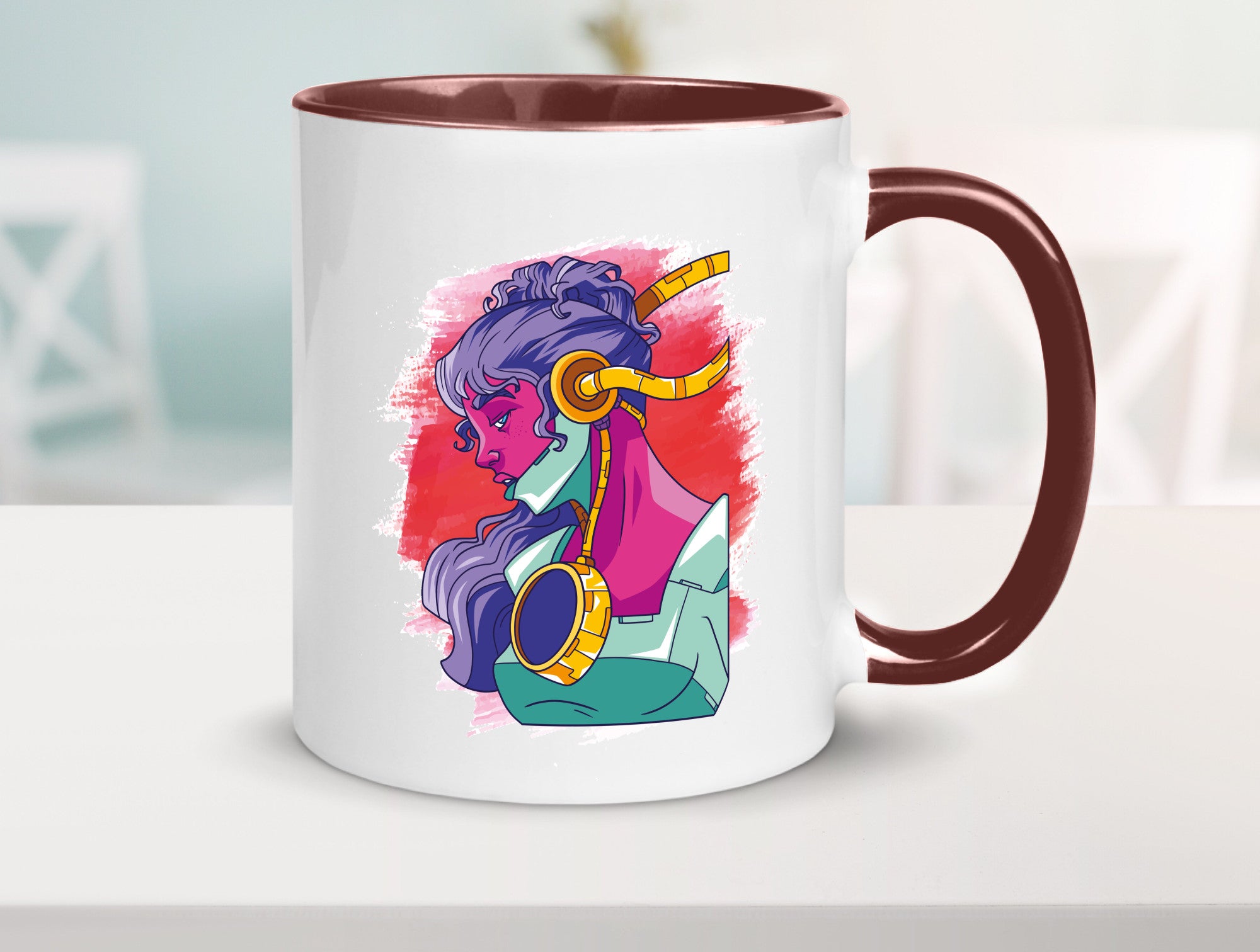 Zeichnung | Kunst Tasse Frauen Motiv cooles Design Humor Geschenkidee