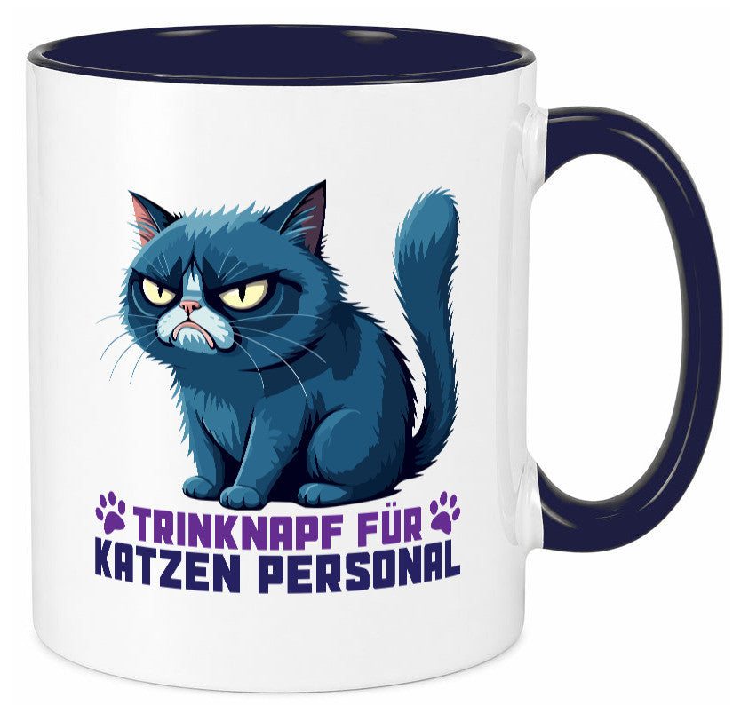 Katzen Personal | Katzenbesitzer Tasse Katze Humor vl8 Geschenkidee