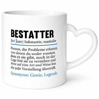 Bestatterspruch | Beruf Bestattung Totengräber Humor Arbeit Kollegen Büro