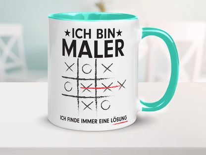 Löse Probleme: Maler | Malerei Geschenkidee Humor Tasse