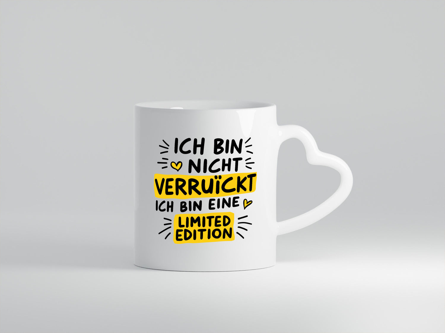 Bin nicht verrückt eine Limited Edition Geschenkidee Humor Tasse