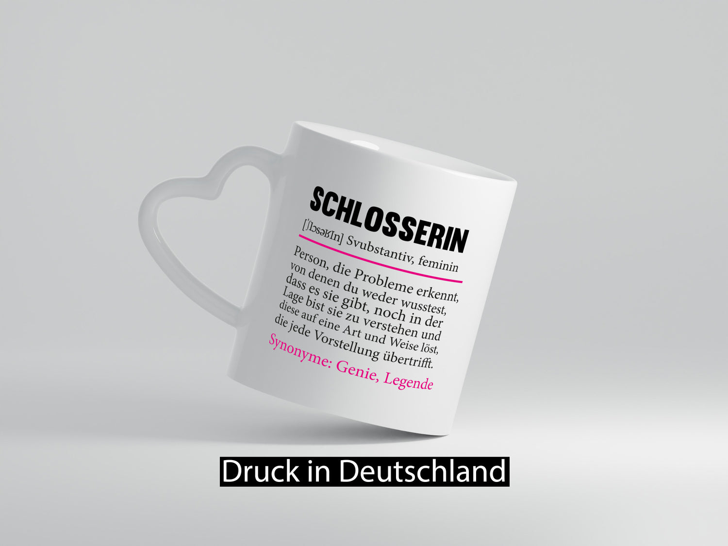 Schlosserin | Spruch Beruf Schlosserei Humor v2 Arbeit Kollegen Büro