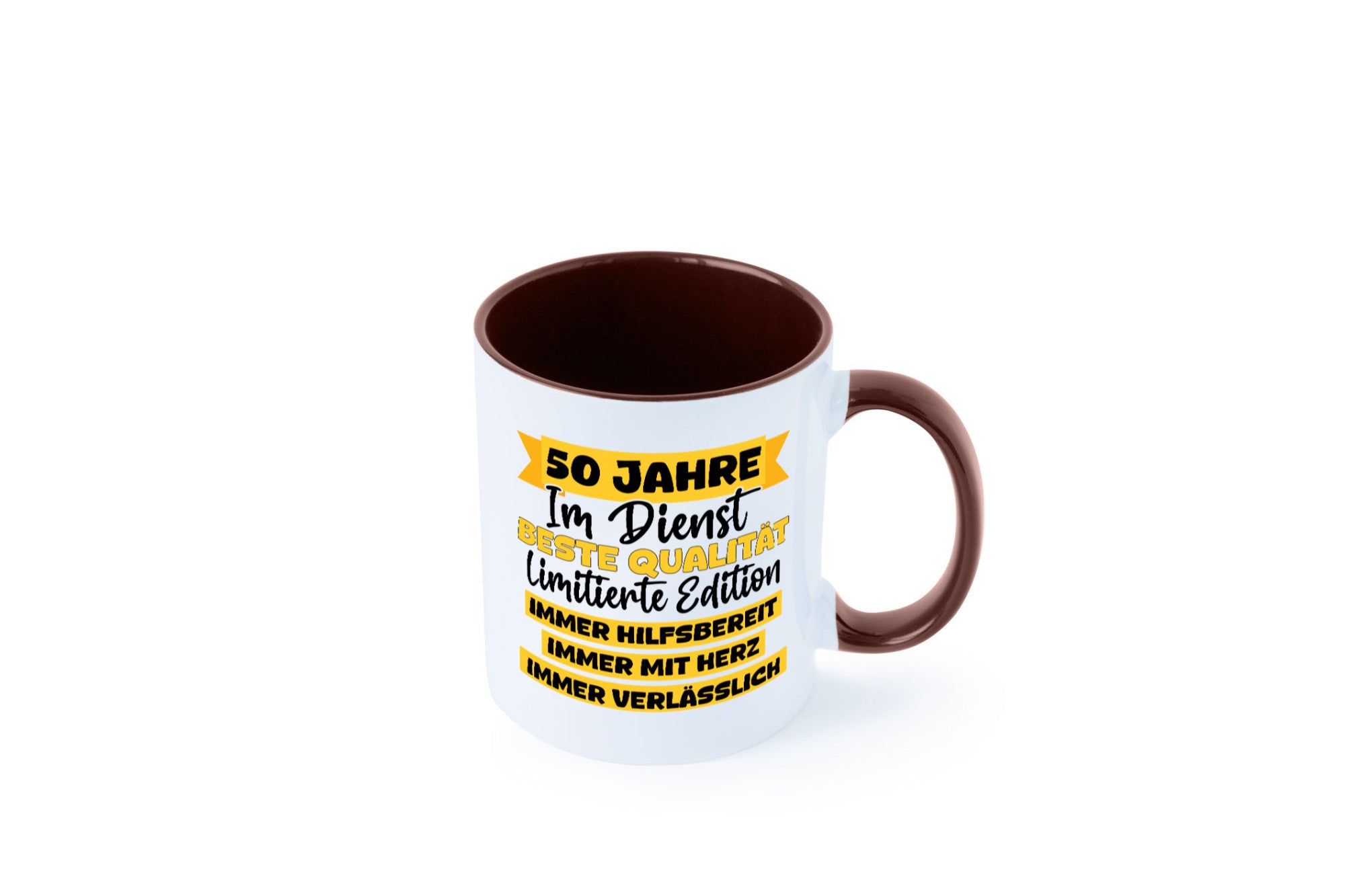 50 Jahre im Dienst | Jubiläum Arbeit v8 lustiger Spruch Geschenk Kollegen Büro