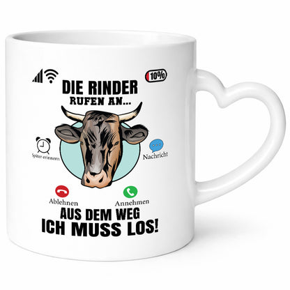 Cows Calling | Farmer Cow Farm Funny Saying Gift Humor