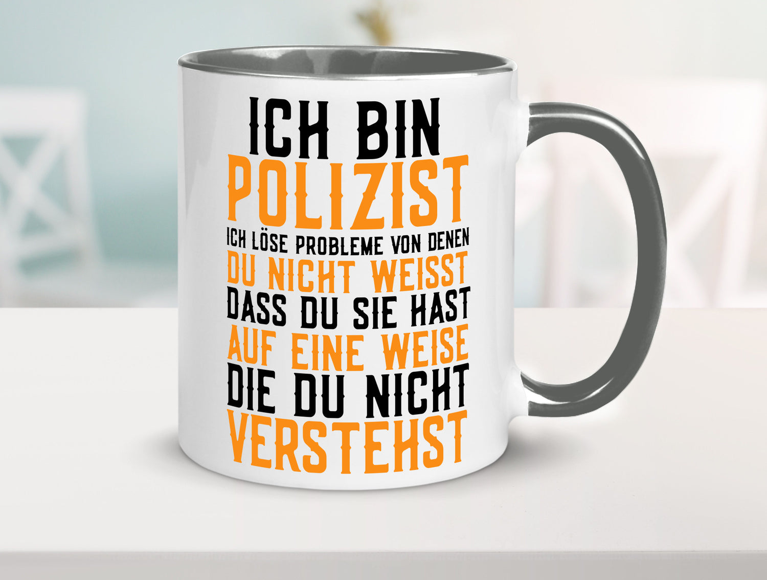 Ich bin Polizist | Polizei Beruf Job lustiger Spruch Geschenk Arbeit Kollegen