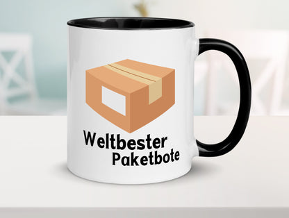 Weltbester Postbote | Paketlieferant lustiger Spruch Geschenk Humor Tasse
