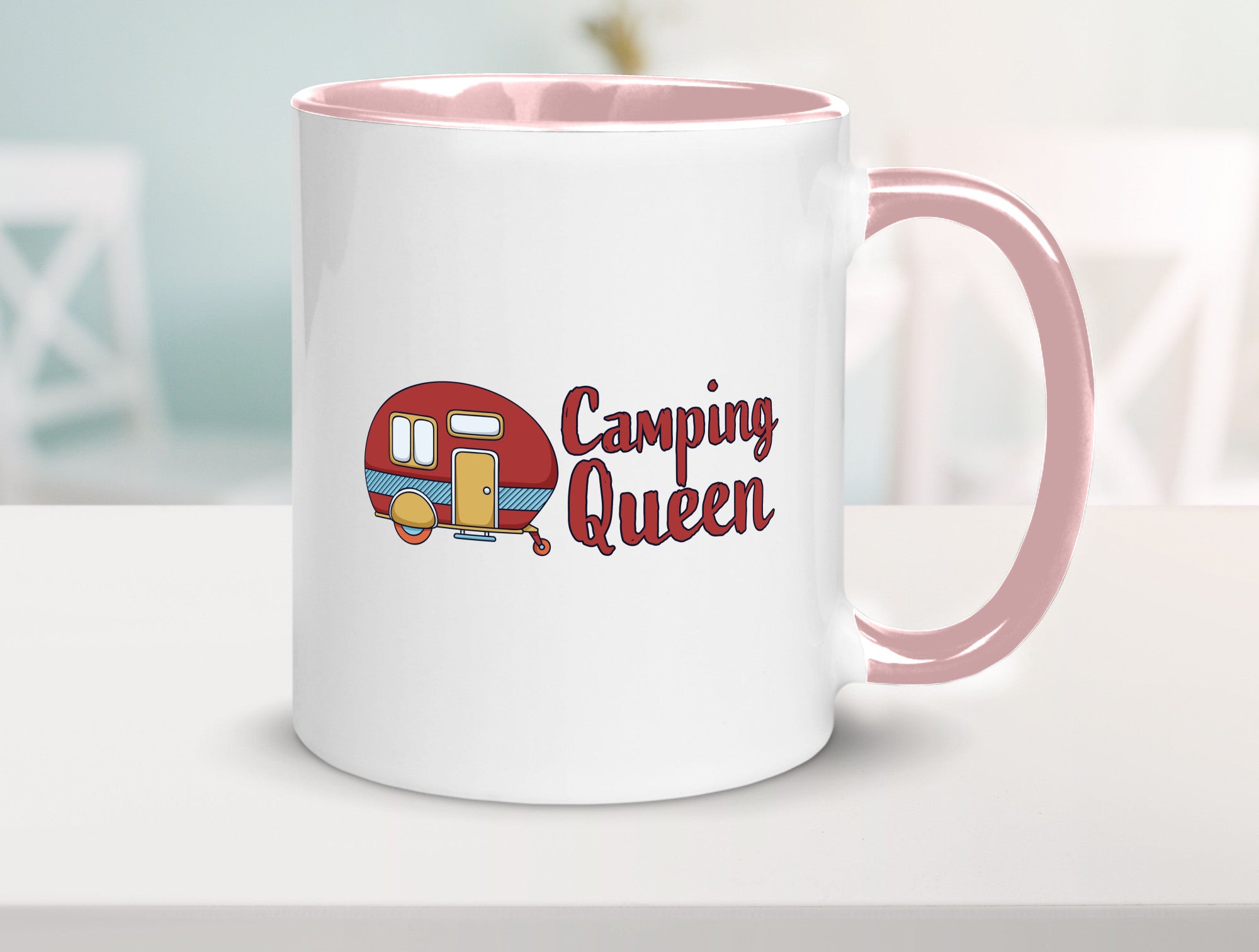 Camping Queen | Wohnanhänger Geschenk Humor Geschenkidee lustiger Spruch Tasse
