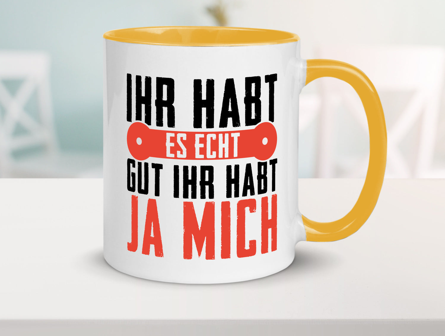 Ihr habt es echt gut ja mich lustig Humor Geschenkidee Geschenk Tasse