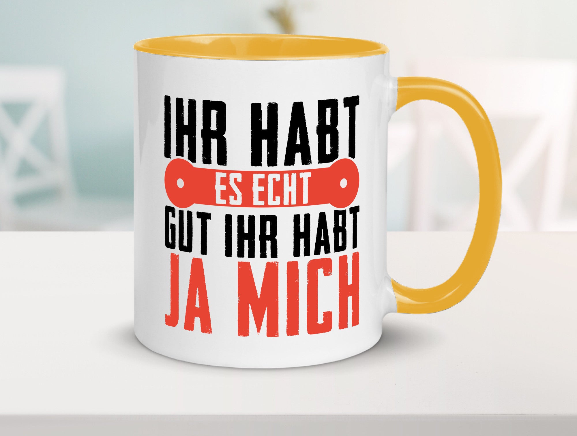 Ihr habt es echt gut ja mich lustig Humor Geschenkidee Geschenk Tasse