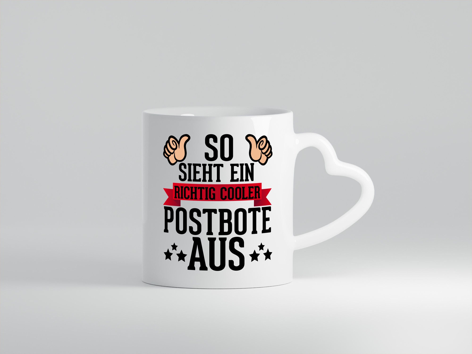 Richtig cooler Postbote | Daumen hoch Paketdienst Kurier Geschenkidee Humor