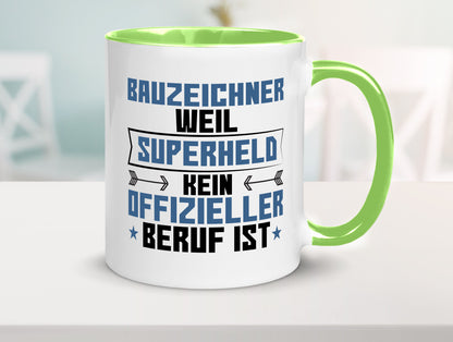 Superheld Bauzeichner | Zeichner Geschenk Humor Geschenkidee lustiger Spruch