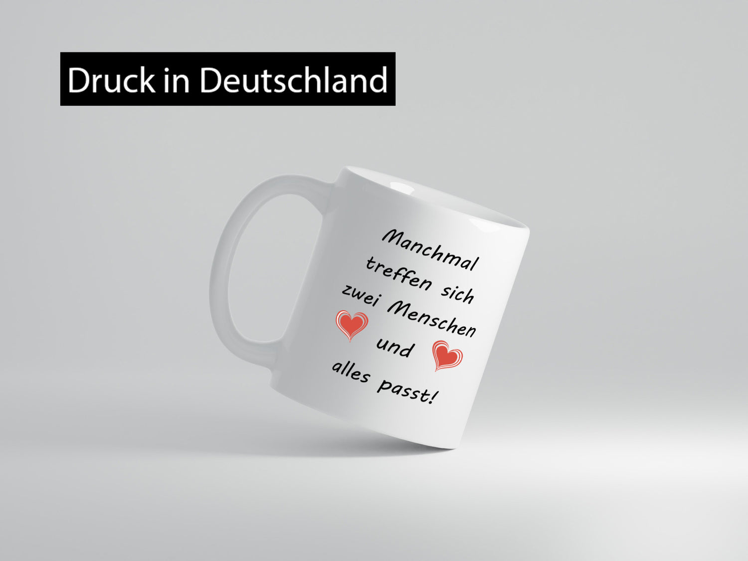Manchmal Treffen sich zwei Menschen und alles passt lustig Humor Geschenkidee