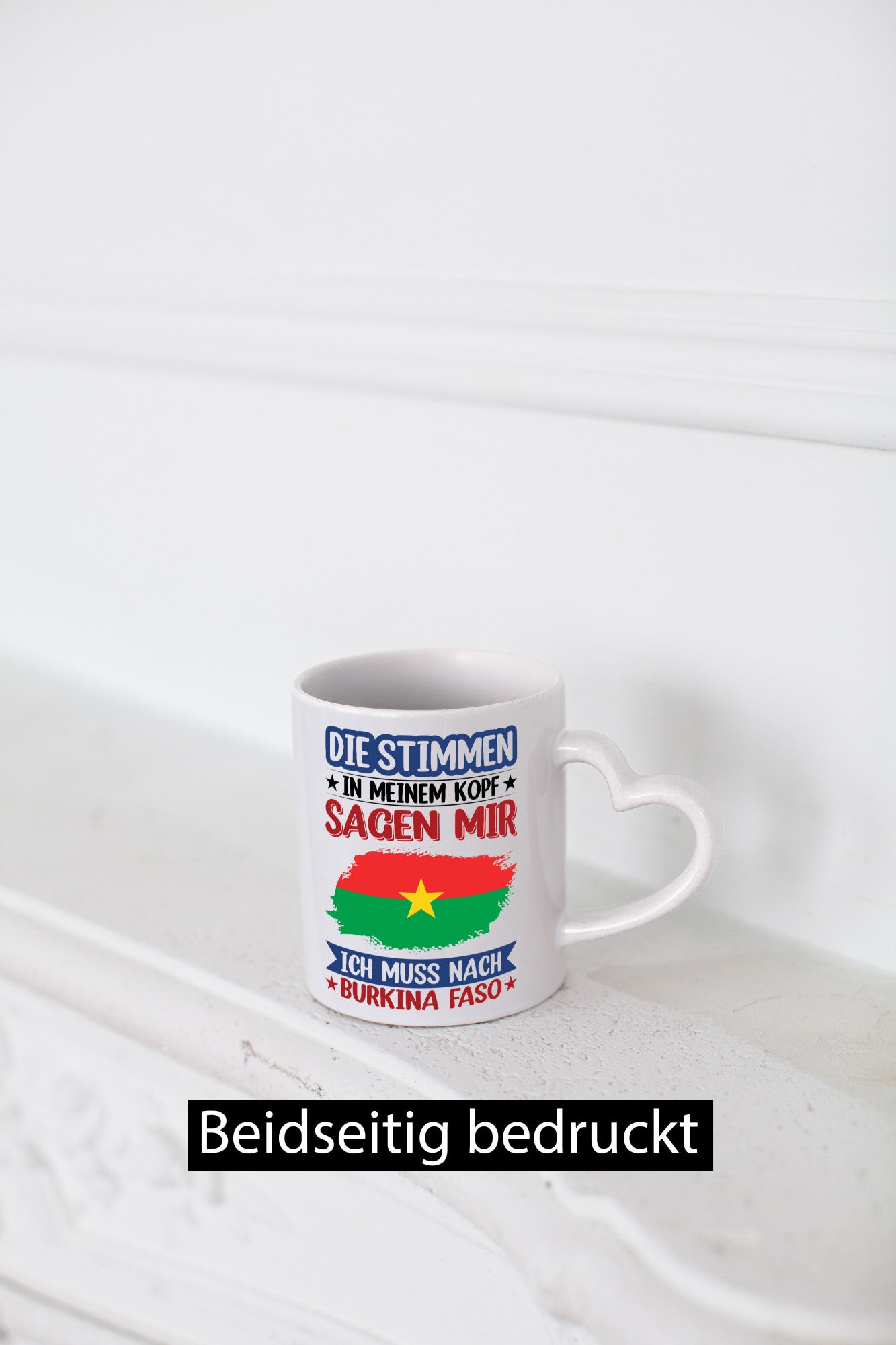 Burkina Faso | Urlaub Stimmen in meinem Kopf Traumland Geschenkidee Humor Tasse