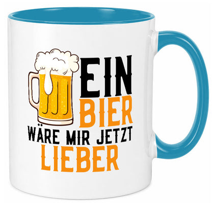 Ein Bier wäre mir jetzt lieber | Kollegen lustiger Spruch Geschenk Arbeit Büro