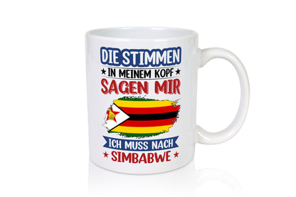 Simbabwe | Urlaub Stimmen in meinem Kopf Traumland v2 Geschenk Humor