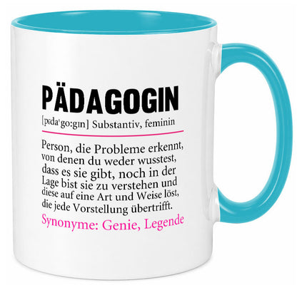 Pädagogin | Spruch lustig Humor Pädagogik v2 Geschenk Geschenkidee lustiger