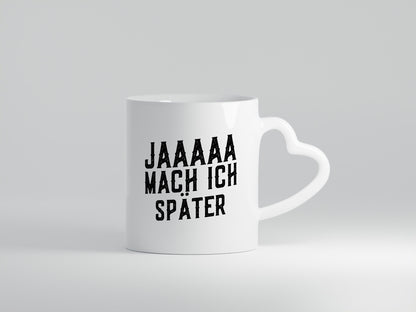 Mach ich später | Teenager lustiger Spruch Aufschieben v2 Geschenkidee Humor