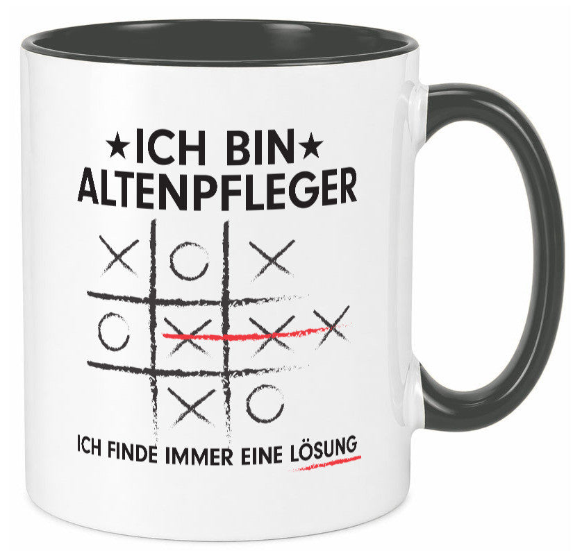 Lösung finden: Altenpfleger | Pflegepersonal v2 lustiger Spruch Geschenk Humor
