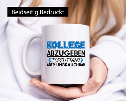 Kollege abzugeben | Büro Tasse Kollegen Humor Witz Geschenkidee Arbeit
