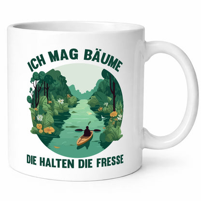 Ich mag Bäume die halten Fresse | Natur Wald lustiger Spruch Geschenk Humor