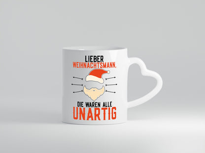 Die waren alle unartig | Weihnachtsmann Geschenke artig Geschenk Humor