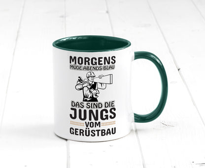 Jungs vom Gerüstbau | Gerüstbauer Tasse Baustelle Geschenk Humor Geschenkidee