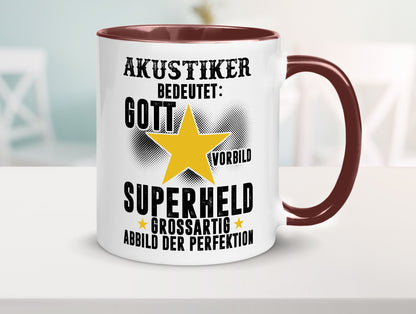 Bedeutung von Akustiker | Akustik Hörgeräteakustik lustig Humor Geschenkidee