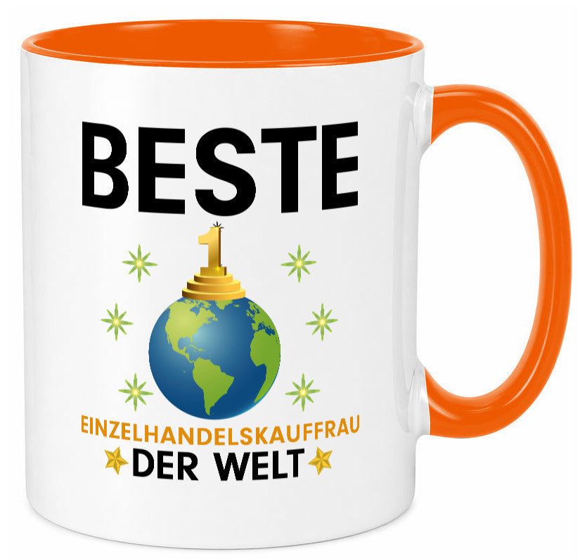 Welt Beste Einzelhandelskauffrau | Einzelhandel Geschenkidee Humor Tasse