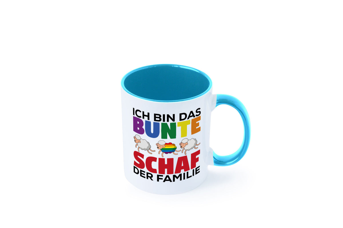 LGBTQ+ Tasse | Buntes Schaf Regenbogen Humor Geschenkidee