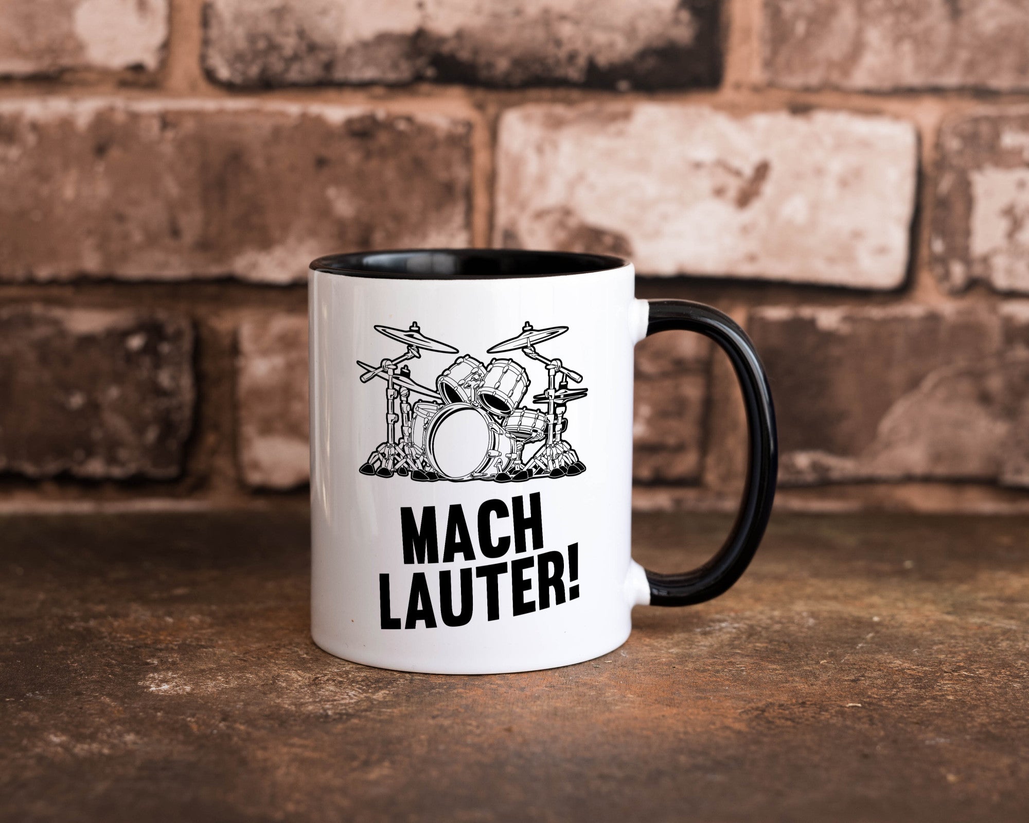 Mach lauter | Schlagzeug Band Musiker Geschenkidee Humor Tasse