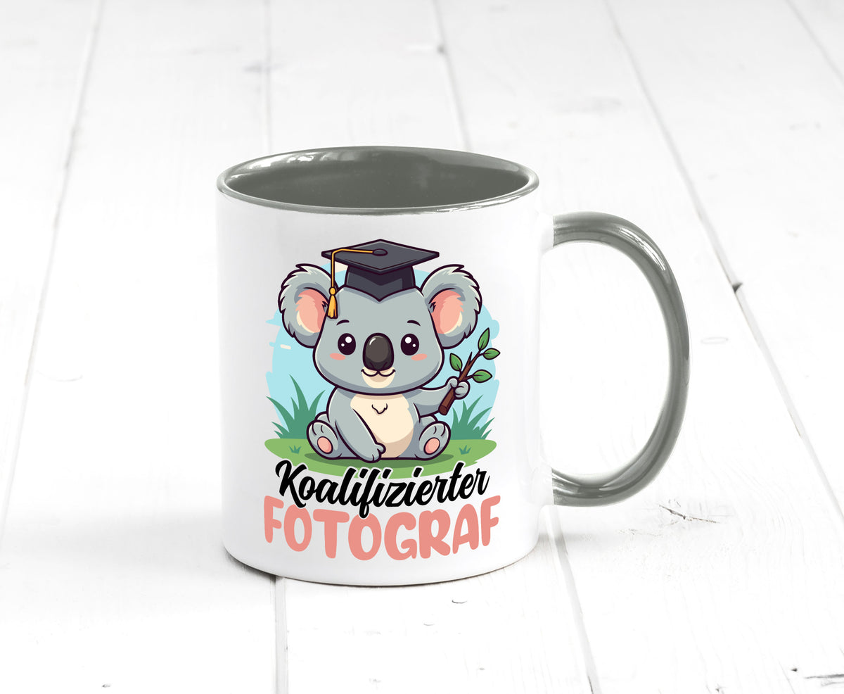 Koalifizierter Fotograf | Fotografie Kamera Geschenk Humor Geschenkidee Tasse