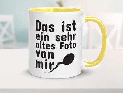 Sehr altes Foto von mir | lustige Tasse Männer Humor Geschenk Geschenkidee