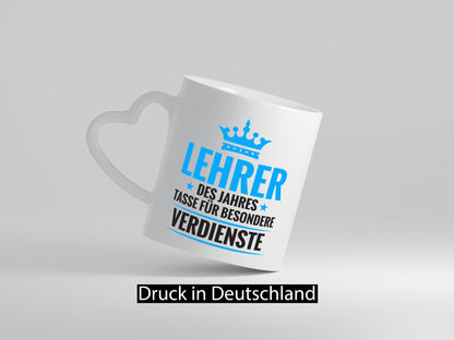 Besonderer Verdienst: Lehrer | Schule Beruf Schüler lustig Arbeit Kollegen Büro