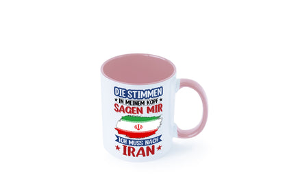 Iran | Urlaub Stimmen in meinem Kopf Traumland Humor Geschenkidee Tasse