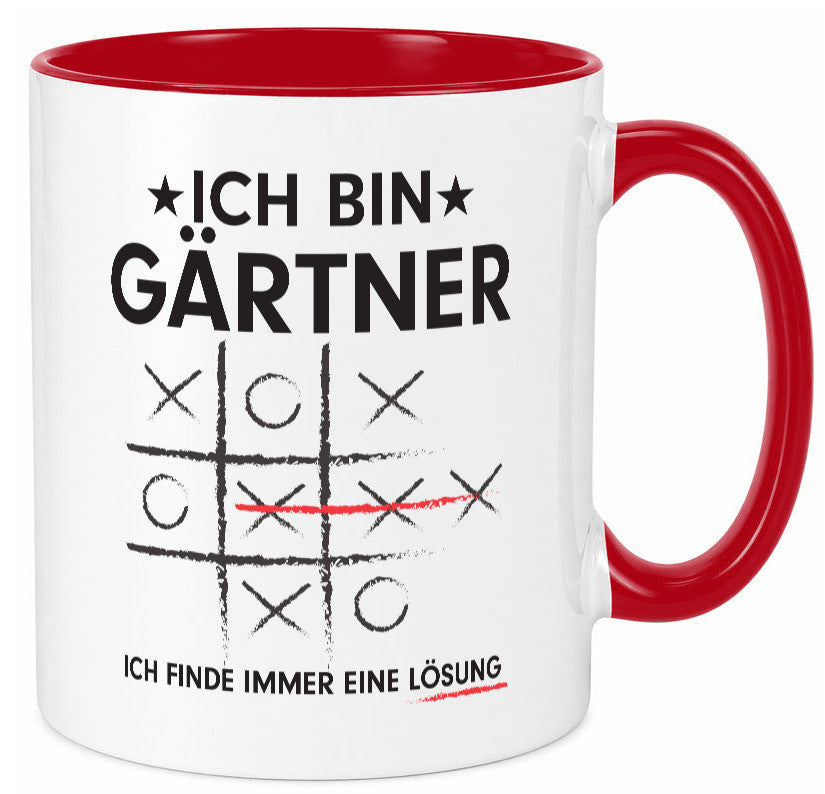 Lösung finden: Gärtner | Gartenbau v2 Geschenk Humor Geschenkidee lustiger
