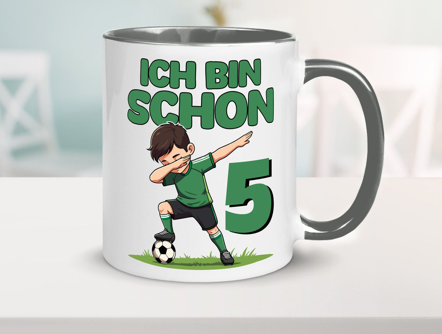 5. Geburtstag | 5 Jahre Fußballer lustiger Spruch Geschenk Geschenkidee Tasse