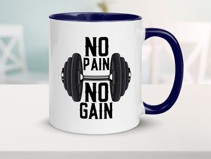 No Pain Gain | Training Motivation Fitness Pumpen lustig Humor Geschenkidee